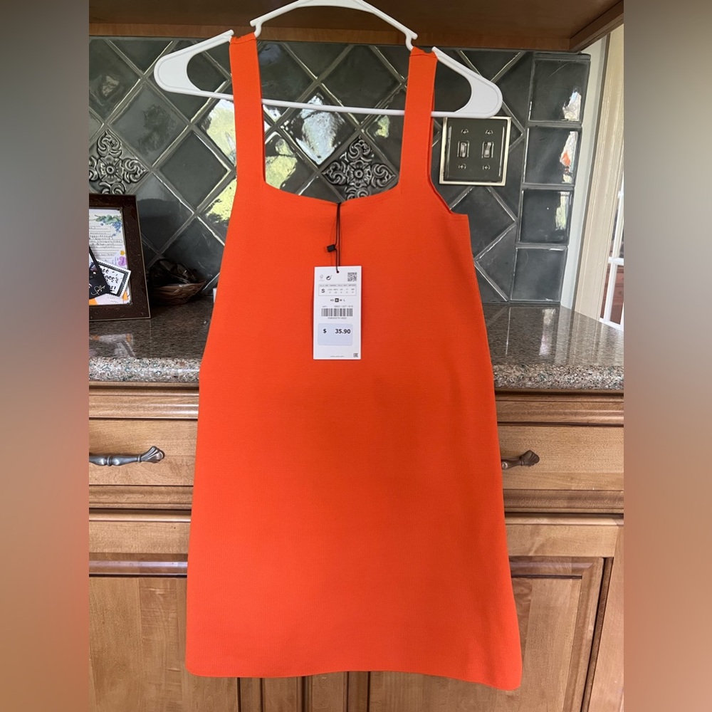 Zara Orange Dress